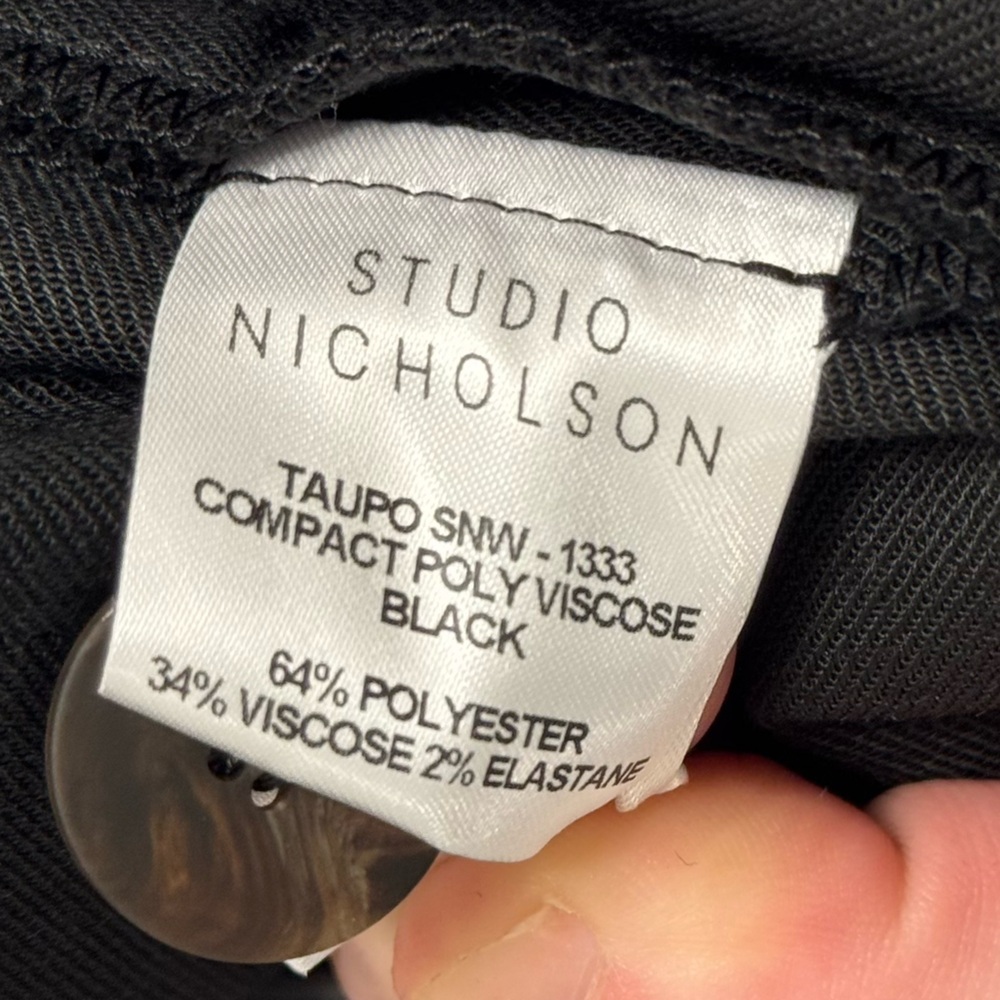STUDIO NICHOLSON TAUPO PANT SZ 00 (XS) - Picture 8 of 9